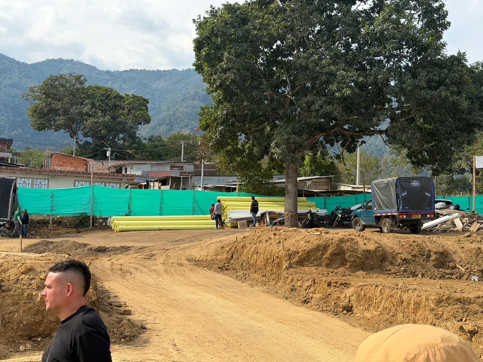 Tubería en obra